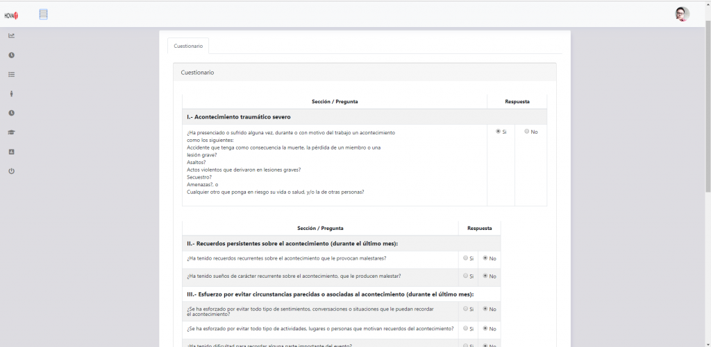 BLMHRM - Cumplimentación formularios NOM-035
